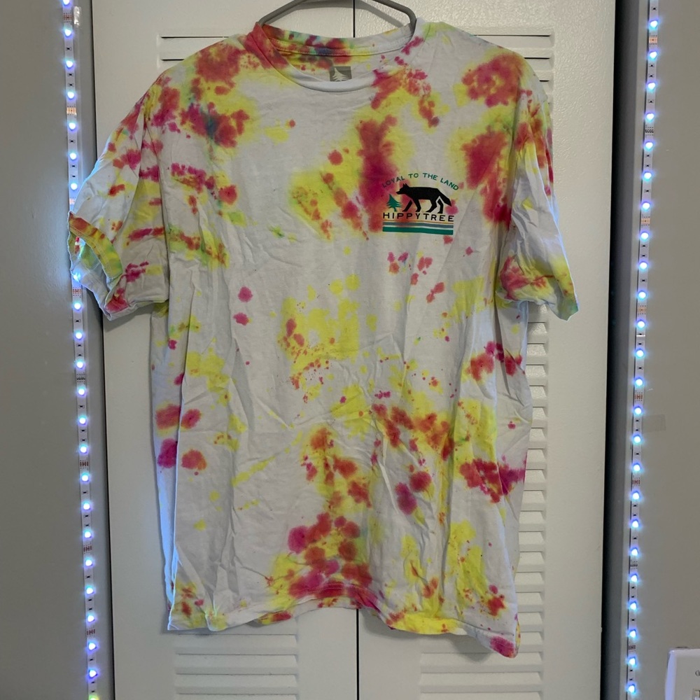Hippy tree t shirt